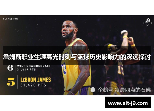 詹姆斯职业生涯高光时刻与篮球历史影响力的深远探讨